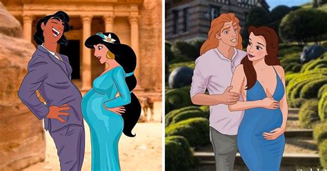 Une Artiste Imagine Quoi Ressembleraient Les Couples Disney Sils