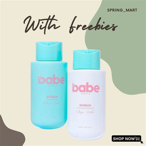 Babe Formula Bonbon Sulfate Free Shampoo Conditioner Avo Hair Masque