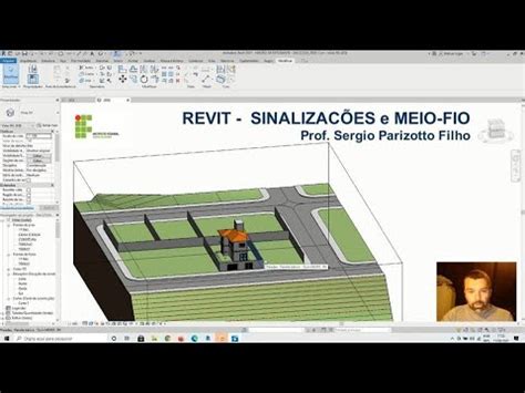 Autodesk Revit Sinaliza Es E Rebaixo Do Meio Fio Youtube