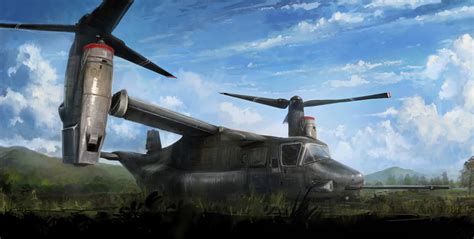 Osprey Touchdown - Concept art, IllustrationsCoolvibe – Digital Art