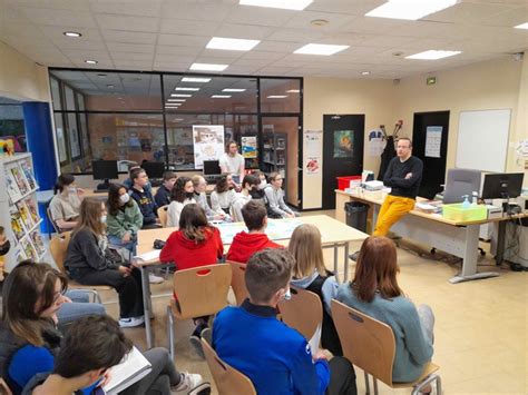 Collège Voltaire De Saint Florent Sur Cher Un écrivain Au Collège