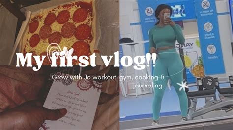 First Vlog Chitchat Glutes Workout Grow With Jo Workout