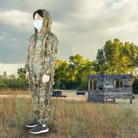 Traje De Camuflaje Ghillie Para Ni Os Disfraz De Hoja Milit Meses