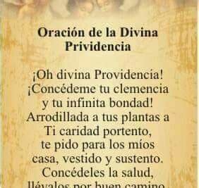 Oración a la divina providencia cada mes La Luz de la Religión