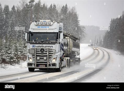 Mercedes benz truck in industrial hi-res stock photography and images ...