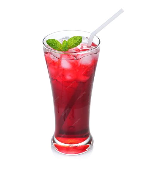 Premium Photo Traditional Thai Drinkiced Roselle Juice