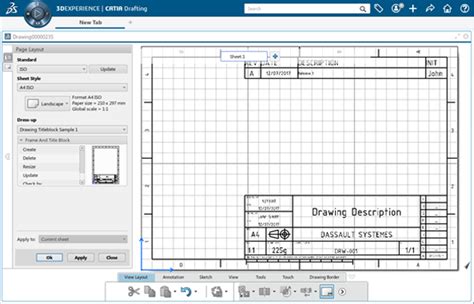 Create A Customised Drawing Border In 3DEXPERIENCE TECHNIA