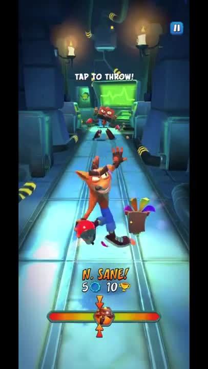 Inferno Zombot Battle Run Gameplay Crash Bandicoot On The Run