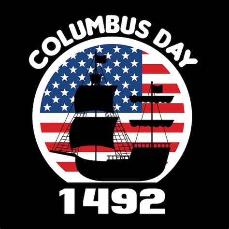 Premium Vector Columbus Day T Shirt Design