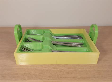 Simple Cutlery Organiser By Czech Creator Download Free Stl Model