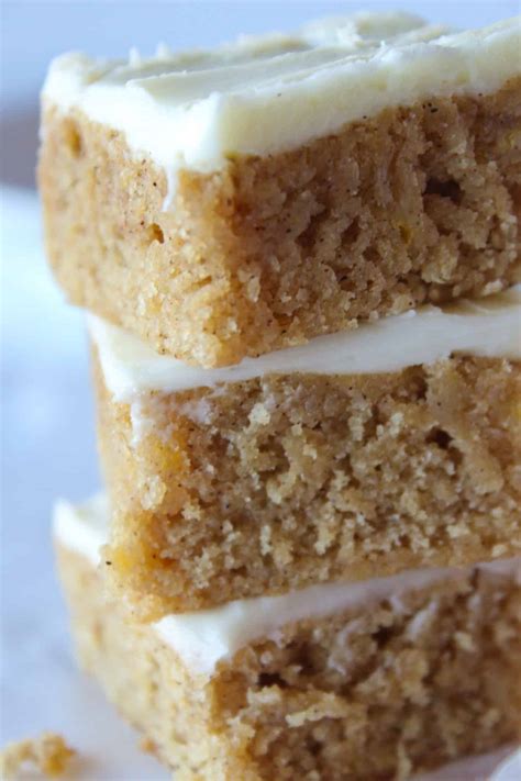 Banana Blondies Recipe Cream Cheese Frosting Practically Homemade