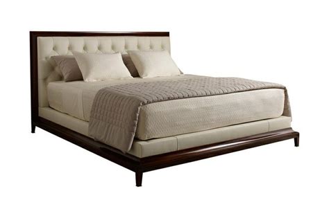 Moderne Platform Bed Tufted Baker Furniture Modern Platform