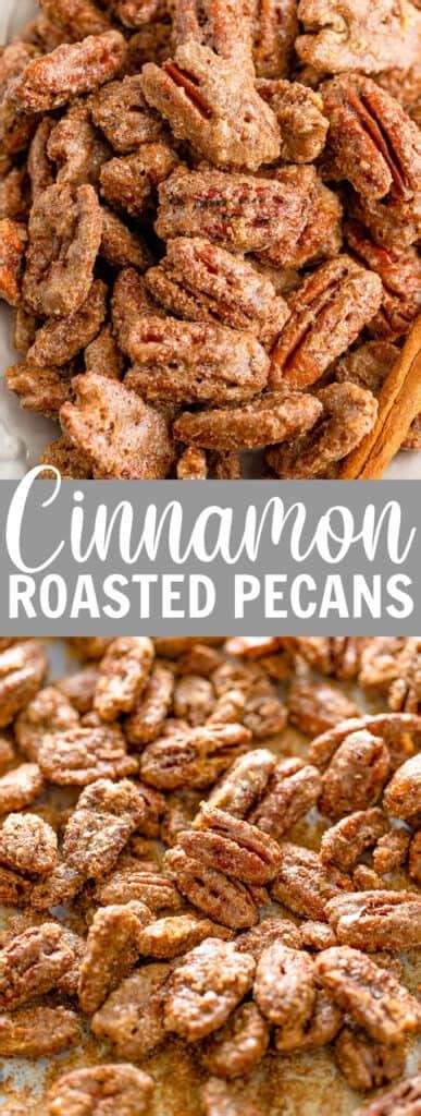 Cinnamon And Sugar Roasted Pecans Recipe Belle Of The Kitchen