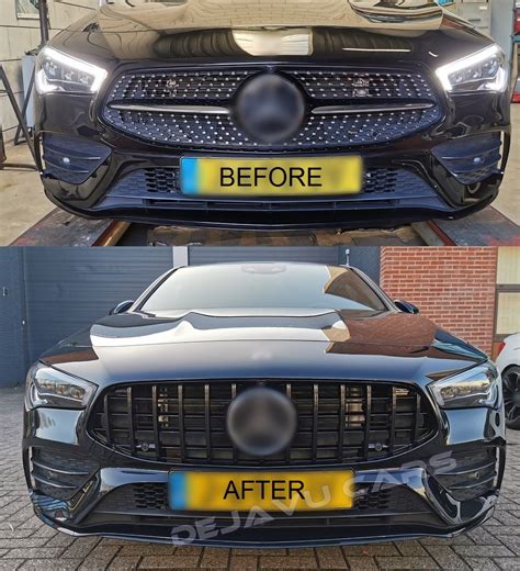 GT R Look Front Grill Voor Mercedes Benz CLA Klasse W118 C118 X118