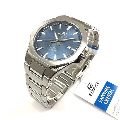 Men S Casio Edifice Slim Sapphire Crystal Efr S D Watch Efrs D Av