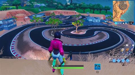 Fortnite Season 9 Desert Snowy And Grasslands Race Track Locations