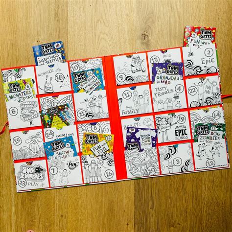 Tom Gates Totally Brilliant Advent Calendar 24 Books Tall Tales Books