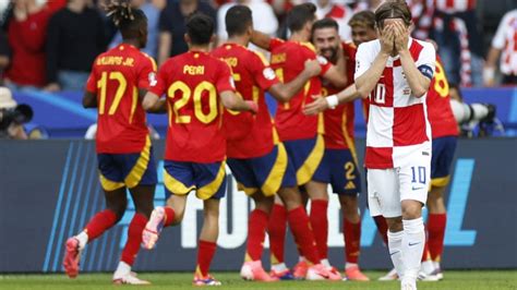 Croatia Vs Spain Score Euro Rana Ursula