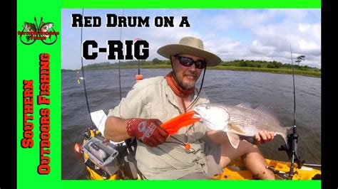 Great Day Kayak Red Drum Fishing With The Carolina Rig Youtube