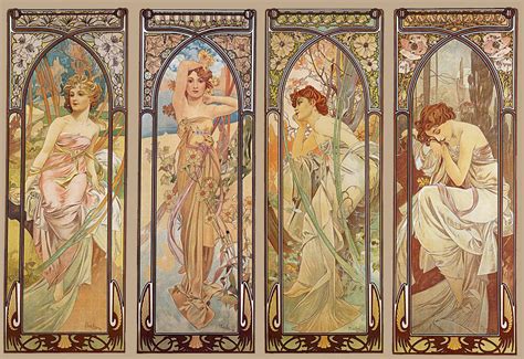 14. Alphonse Mucha - The Times of Day