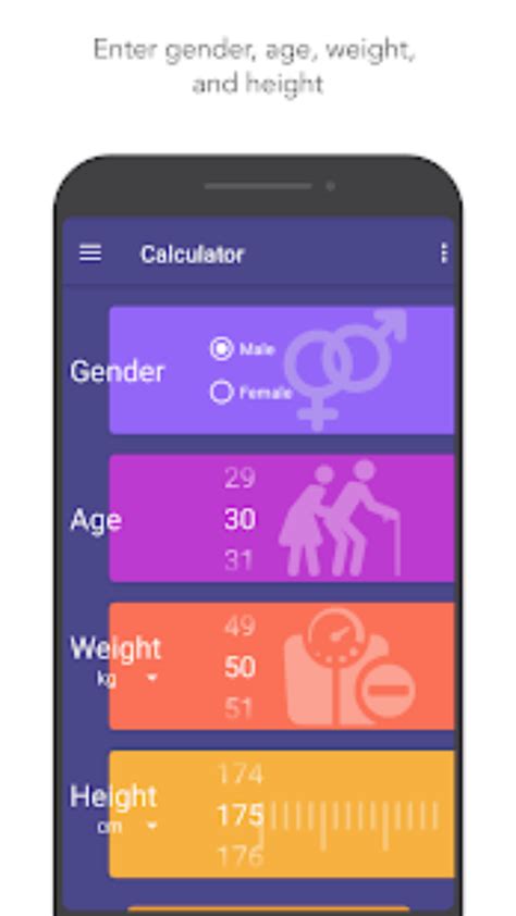 App To Calculate Bmi Bmr And Weight App On Amazon Appstore