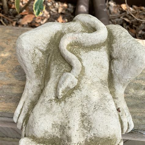 Stone Peeping Gremlin Gothic Gargoyle Outdoor Garden Statue Ornament