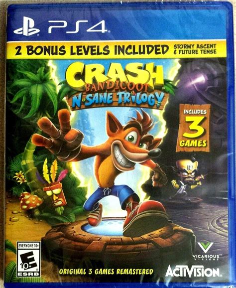 Crash Bandicoot N Sane Trilogy Ps New Games And Warped