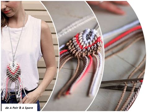 En Rhed Ando Collares Macrame Imagenes De Collares Como Hacer Collares