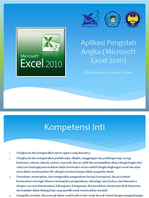 Aplikasi Pengolah Angka Microsoft Excel 2010 Pdf