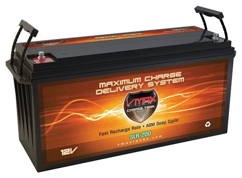 Buy VMAX SLR200 4D 12V 200ah AGM Battery For Caterpillar Excavators And