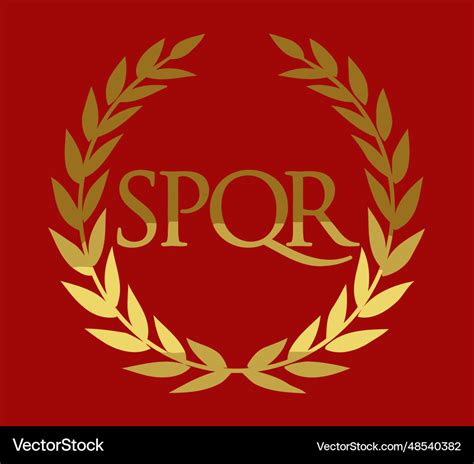 Historical Flag Of Roman Empire Vexilloid Vector Image