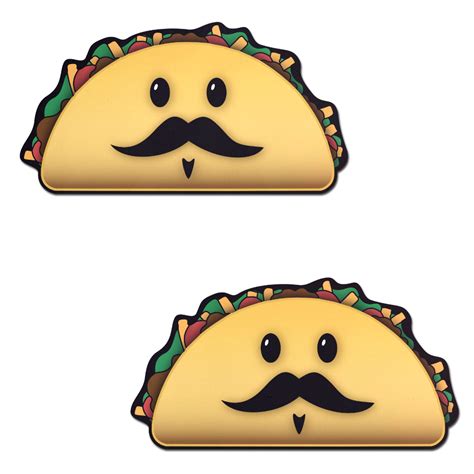 Cute Taco With Mustache