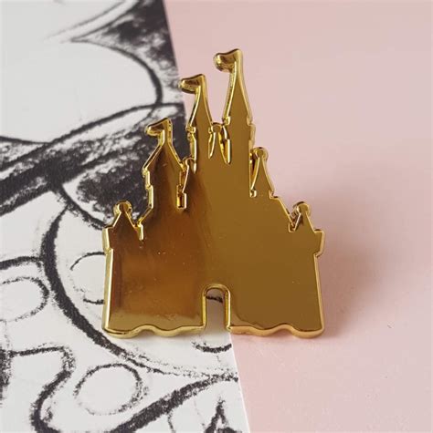 Disney Enamel Pin Princess Castle Enamel Pin Enamel Pins Etsy