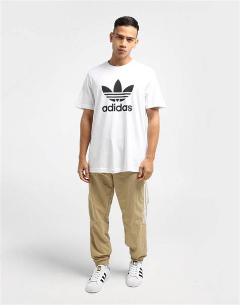 Adidas Originals Trefoil T Shirt White Black H06644