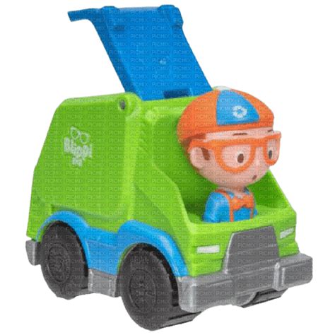 Blippi recycling truck toy, blippi , recycling , truck , toy , recycle - Free PNG - PicMix