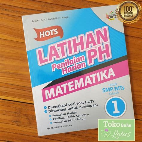 Jual HOTS Latihan Penilaian Harian Matematika SMP Kelas 7 Buku