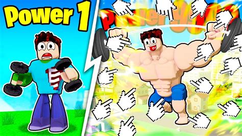 Becoming The STRONGEST ROBLOX PLAYER In EASY MUSCLE RACE CLICKER YouTube