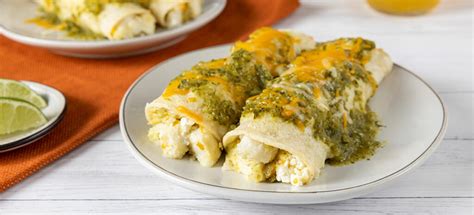 Green Chile Crab And Shrimp Enchiladas Recipe King And Prince Seafood