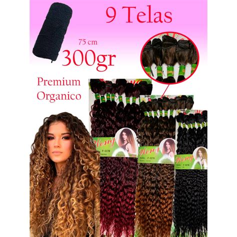 Lindo Cabelo Orgânico Cacheado Premium Original 8 Telas ENVIO IMEDIATO