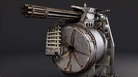 Josh Flores I CG Artist I 3D Modeling: M61-A Vulcan Cannon - High Poly Weapon