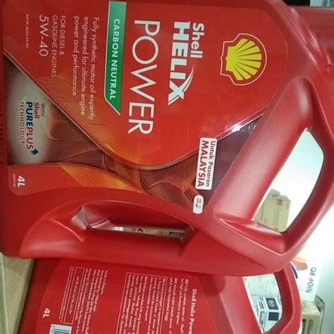 Shell Helix Power W Carbon Neutral L Shopee Malaysia