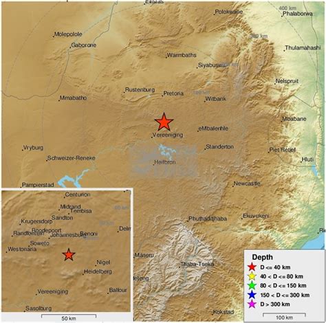 Earthquake Hits South Africa