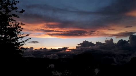 Satisfying Time Lapse Of Sunset And Clouds Youtube