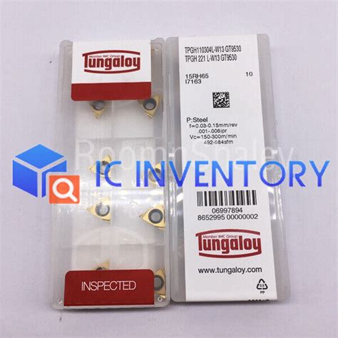 10PCS BOX NEW Tungaloy CNC Blade TPGH110304L W13 GT9530 EBay