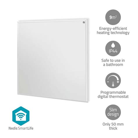 SmartLife Infračervený topný panel 350 W 1 Nastavení Teploty