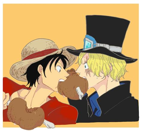 Luffy and Sabo