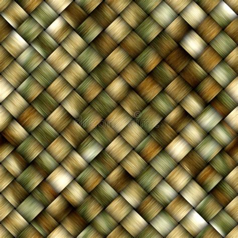 Seamless Basket Weave Texture Background Vector Stock Vector