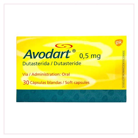 Avodart 05 Mg X 30 Tabletas Dutasterida Farmacia Dermatológica Quito