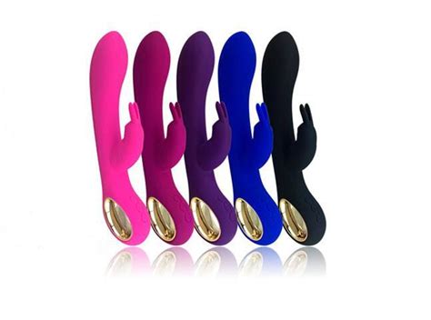 Rabbit Vibrators Double Head Usb Rechargeable G Spot Vibrator 10 Speed