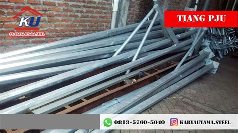 TIANG PJU HEXAGONAL TINGGI 6M HOTDEEP GALVANIS MURAH READY STOCK